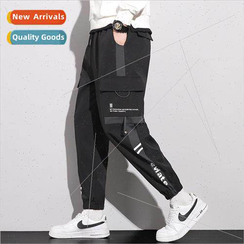 Japan work pants loose casual drawstring pants men spring sp