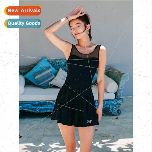 Swimsu female one-piece conservative 2023 new skirt type bel