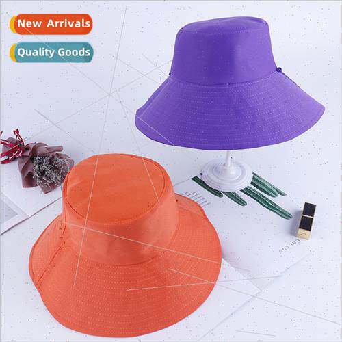Korea  solid color girls fisherman hat son spring summer out