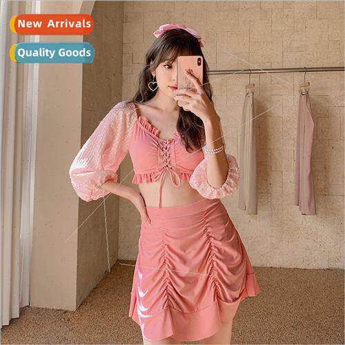 Swimsu womens soaking hot springs spl skirt two-piece girl g