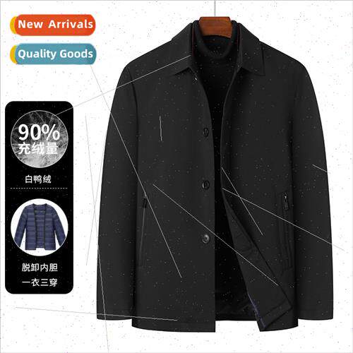 aozi high-grade business casual men whe duck down jacket jac