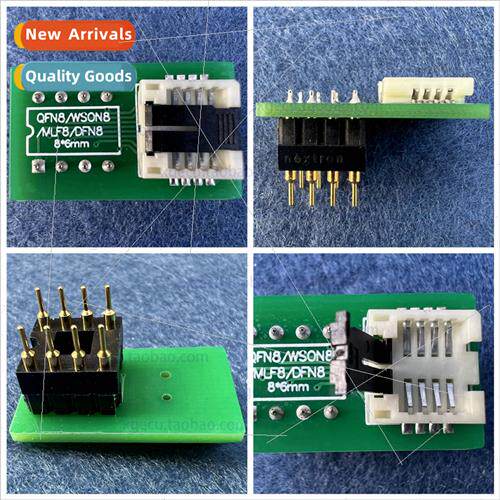 QFN8 WSON8 MLF8 TO DIP8 Adapter Burner 6*5 or 8*6 mm Chip