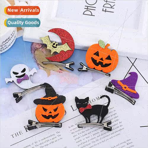Creative Halloween dress up hair clips children three-dimens