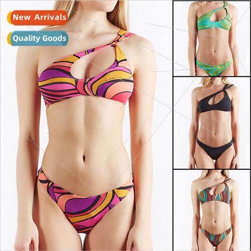 New Womens Spl Bikini Swimsu One Shoulder Europe Sexy Backle