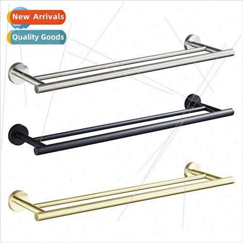 304 Double Bar Towel Rack Bathroom Shelf Towel Bar