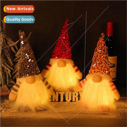 Christmas decorations Christmas sequins wh lights rudolph do