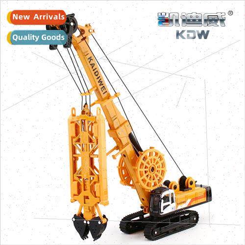 1:64 alloy slot machine piling machine model subway engineer