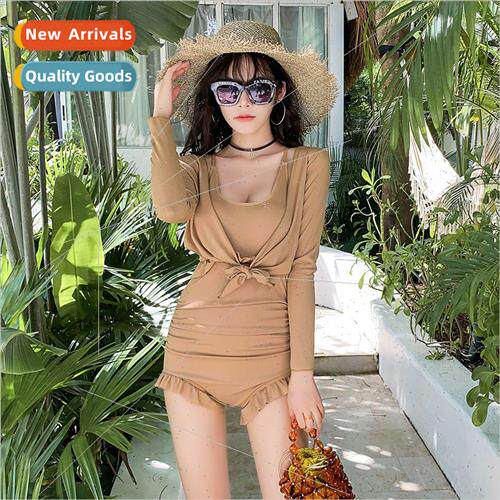 Baiya sexy swimsu women one-piece slimming flesh covering th