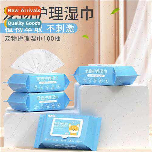 Pet Care Wet Wipes 100 DrawsDogsNo Wash Cleaning Paper Towel