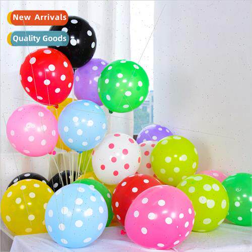 12 inch latex round polka dot balloon birthday wedding weddi