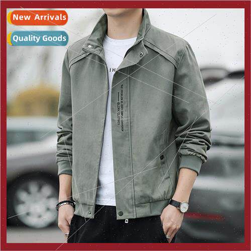 2023 Spring Autumn new baseball jacket men casual work cloth