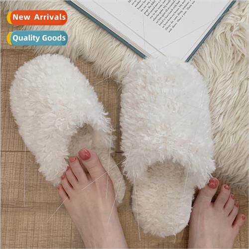 Korea girls heart cotton slippers female winter ins tide fas