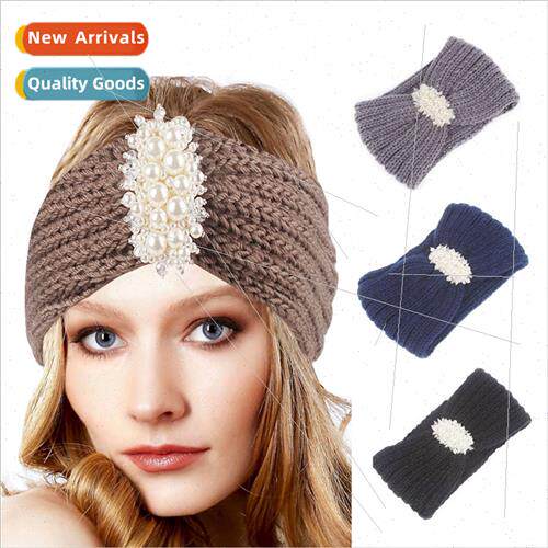 Autumn Winter Hair Accessories Headbands Women Knted Woolen