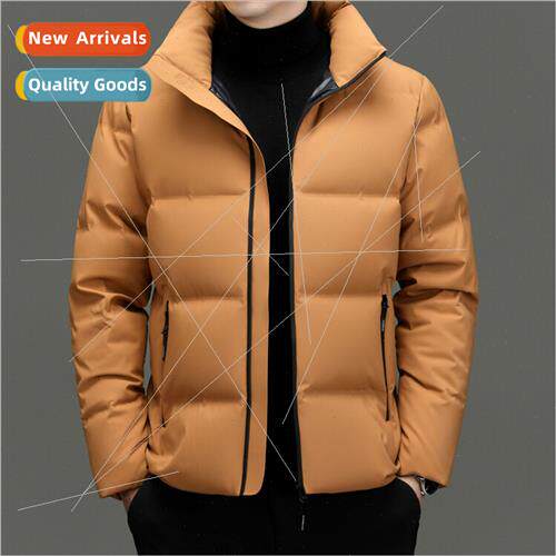 Winter new men collar thickened down jacket men Korean  casu