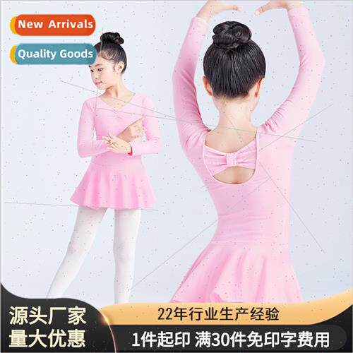 Childrens dance costumes practice clothes girls one-piece dr