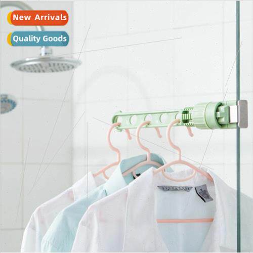 Japan indoor 5-hole window frame drying rack plastic balcony