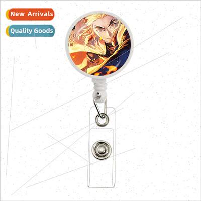 Anime Devil Slayer Badge Reel Fashion Cartoon Kawaii Student