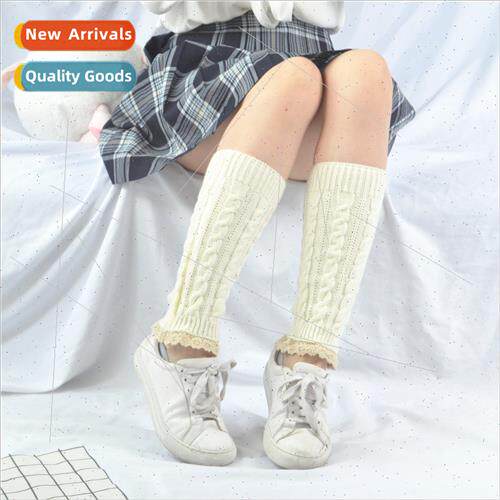 Women sock covers lace lace Korea cute solid colour hundred