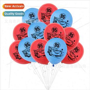 balloon latex decoration birthday arrange Cars party cartoon