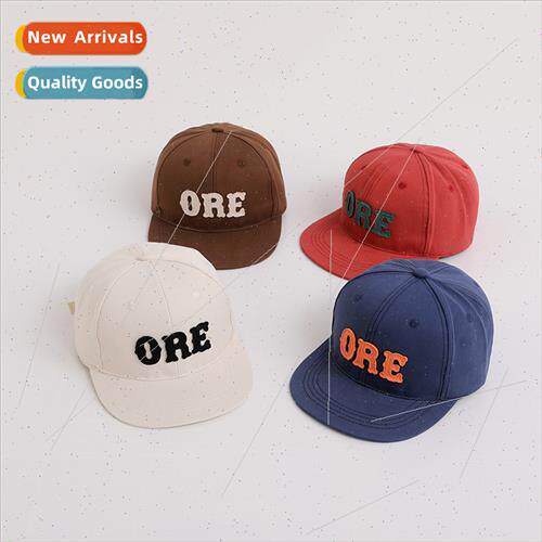 Children baseball cap personalised letters cloth paste sun h