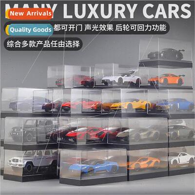 Acrylic boxed 1:32 alloy car buggy sports car wh lights back