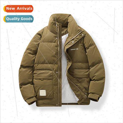 Fashion casual down jacket warm coat new winter nd solid col