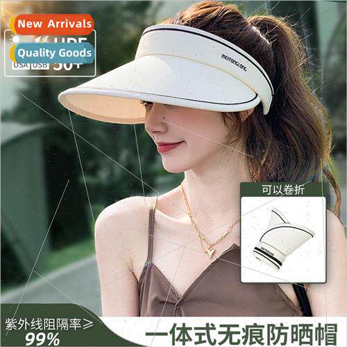 New hollow top sun hat female summer anti-ultraviolet large