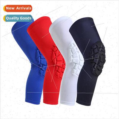 New heat-pressing honeycomb knee pads Basketball mountaineer