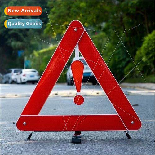 Car triangular warning signs car fault reflective warning fr