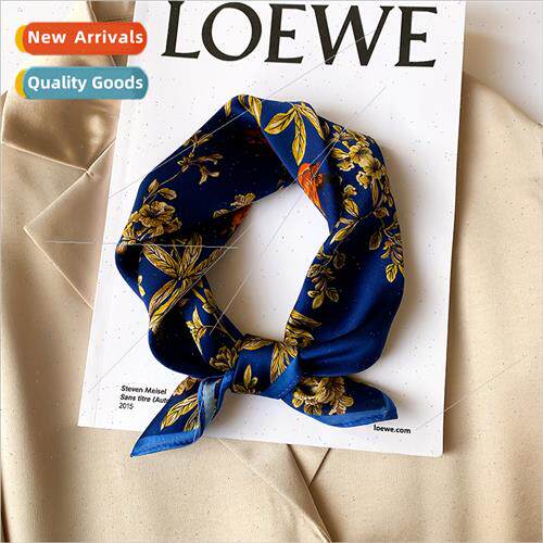 lk silk scarf original spring fall new printed small square
