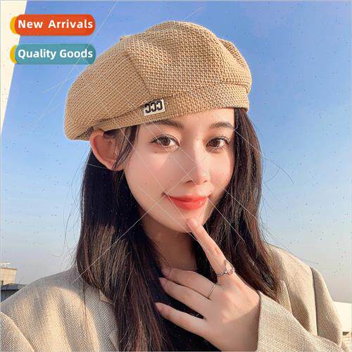 2023 Korea  fall winter hat female senior sense C letters me