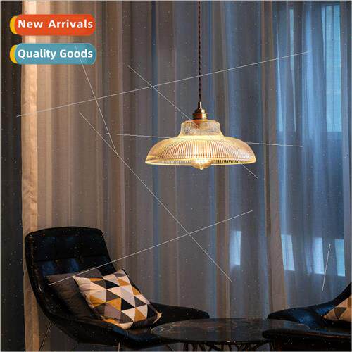 Japan retro dining room bar chandelier Scandinavian brass gl