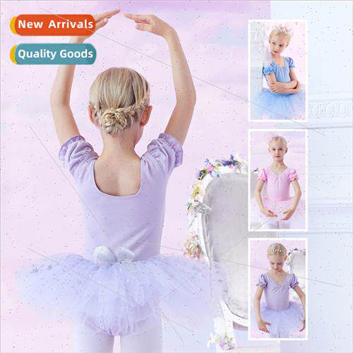 Childrens dance costumes girls permance clothing summer shor