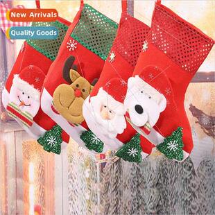 decorations man Medium old socks sequins Christmas