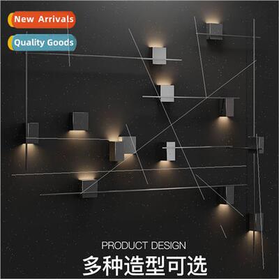 Minimalist long combination wall lamps staircase aisle corri