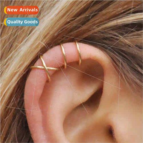 Ear Clips Creative Double C Cartilage U-shaped Double Layer
