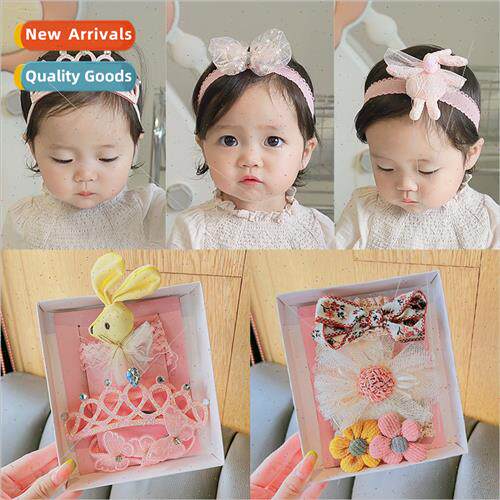 Female baby hair bands Korea baby hair bands summer thin fon