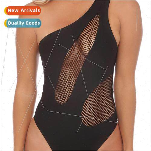 Europe Mesh One Piece Swimsu Bikini Women Hollow Out 2024i Q