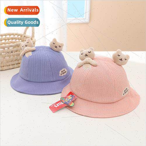 Baby hat 2022 spring fall fisherman hat cute super cute suns