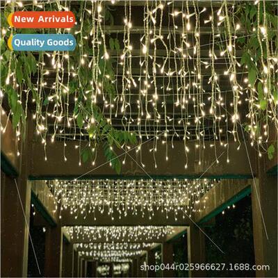 LED string lights waterfall ice bar lights full stars curtai