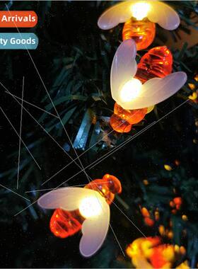 LED Solar Bee Outdoor Garden Decorative ghts Exploding Color