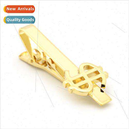 Thickened plating gold U.S. dollars styling tie clip men jew