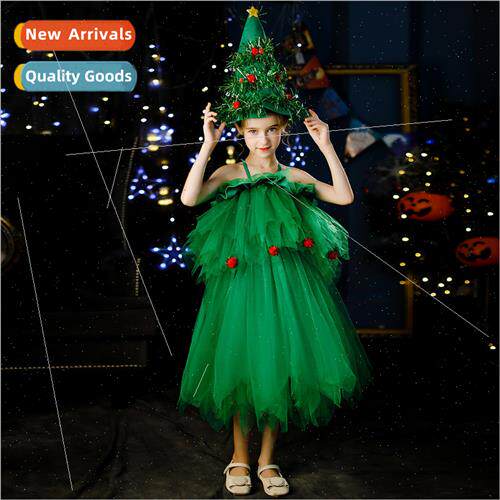 Christmas childrens clothing parent-child Cosplay cute green