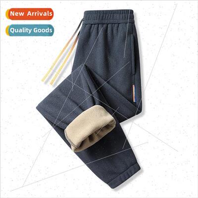 Padded pants winter outside wear O grain velvet casual pants