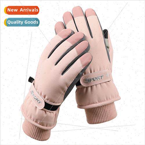 Winter new ski gloves men and women outdoor riding touch scr