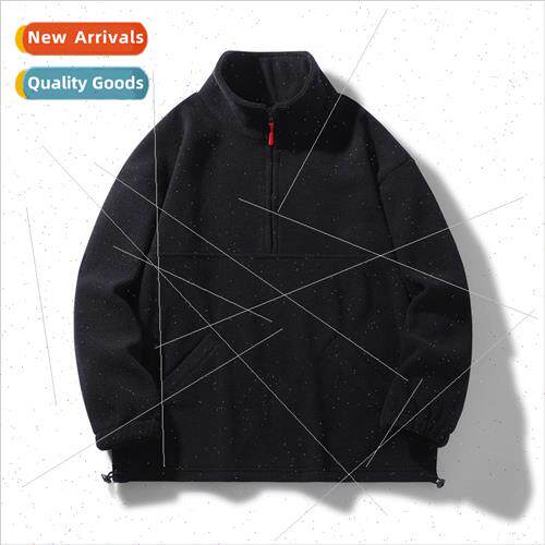 Autumn winter youth half-zip outdoor shaking fleece sports f