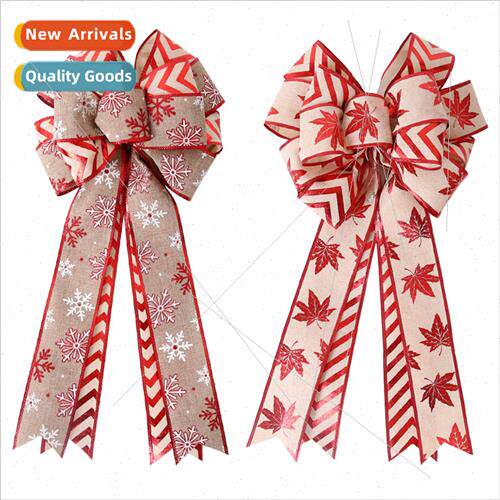 Double Christmas Bow Hanging Christmas Tree Decoration Chris