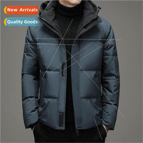 Winter youth warm hooded down jacket 90% whe duck down new m