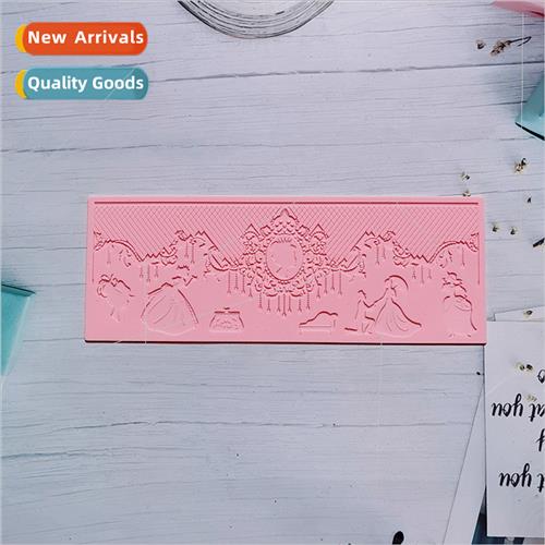 Lace 377-255 silicone mold cake lace embossing mold chocolat