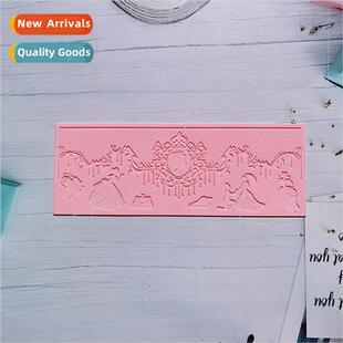 Lace 377-255 silicone mold cake lace embossing mold chocolat